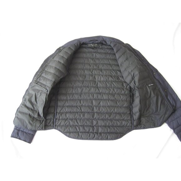 Women Rag & Bone Snap Button Puffer Duck Down Jacket Sz 36 (WS79) - Picture 10 of 12